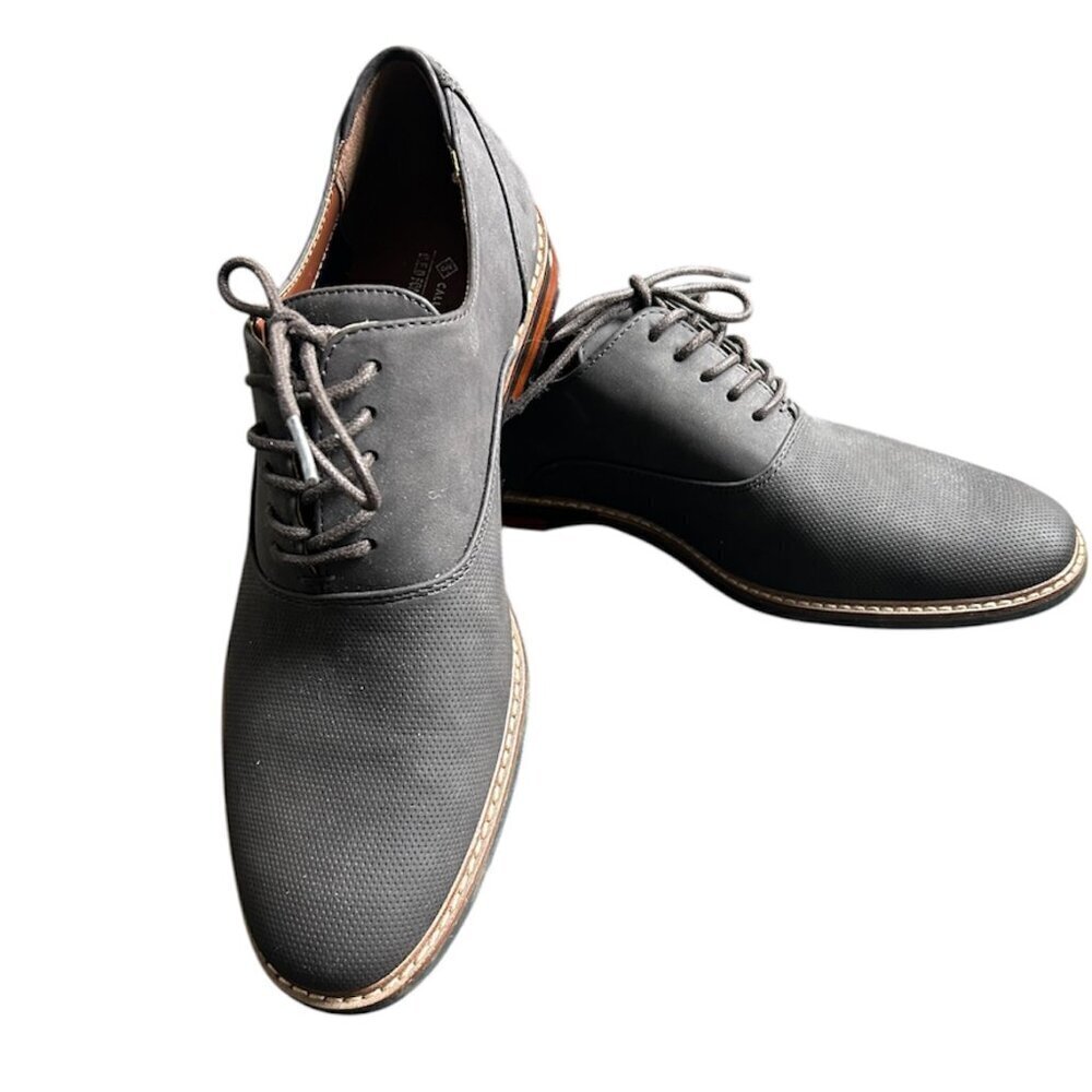 CALL IT SPRING Formal Dark Brown Greyish Oxford Lace Up Shoes US 7.5 - Picture 2 of 6